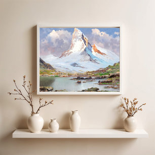 Poster Vue du Matterhorn