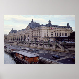 Poster Vue du musée d'Orsay du nord-ouest