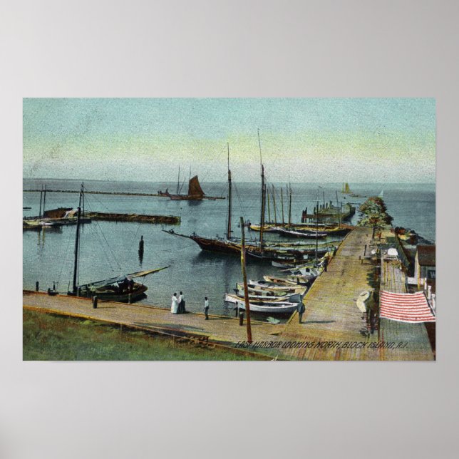 Poster Vue du nord depuis East Harbour (Devant)