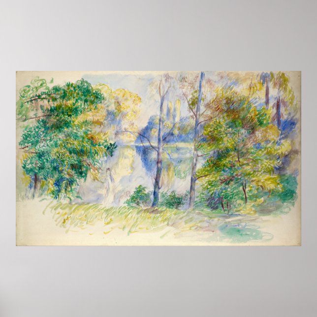 Poster Vue du parc Pierre-Auguste Renoir Archival (Devant)
