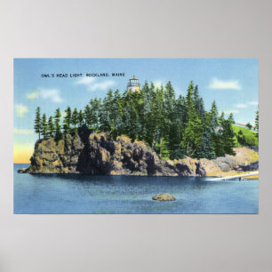 Poster Vue du phare principal 2 du hibou