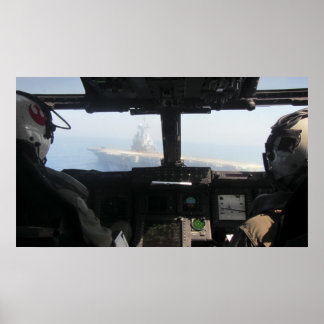 Poster Vue du pilote