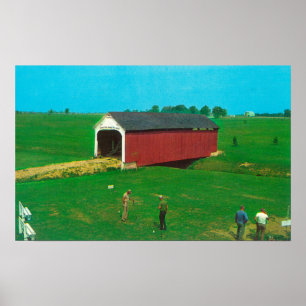 Poster Vue du pont de Catlin