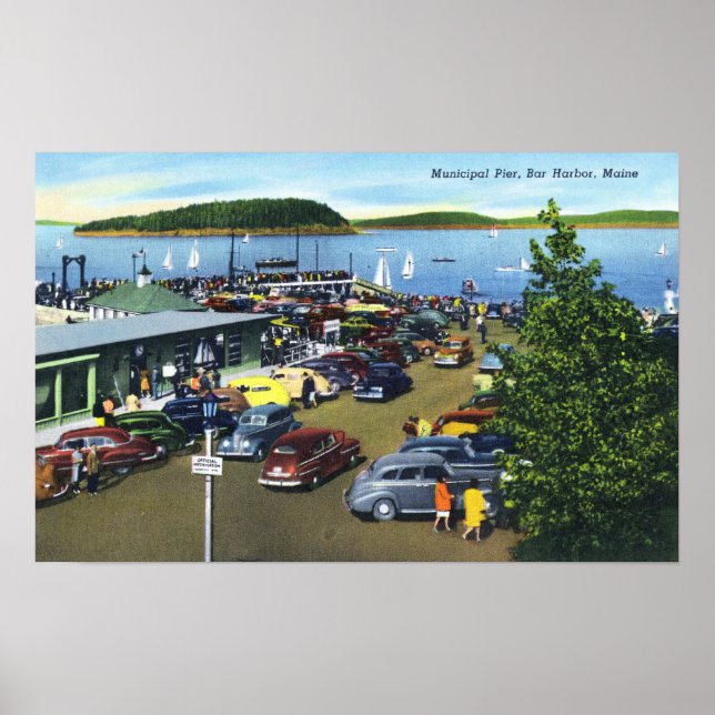 Poster Vue du quai municipal (Devant)