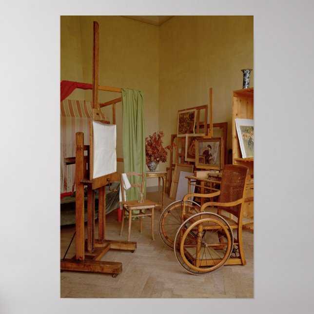 Poster Vue du studio de Renoir, utilisé depuis 1907 (Devant)