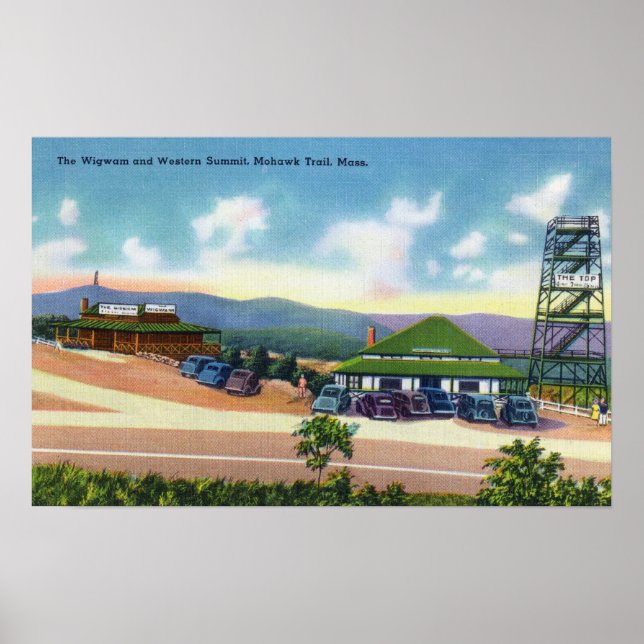 Poster Vue du Wigwam et du Western Summit (Devant)