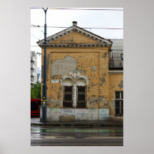Vue D'Un Ancien Bâtiment Négligé