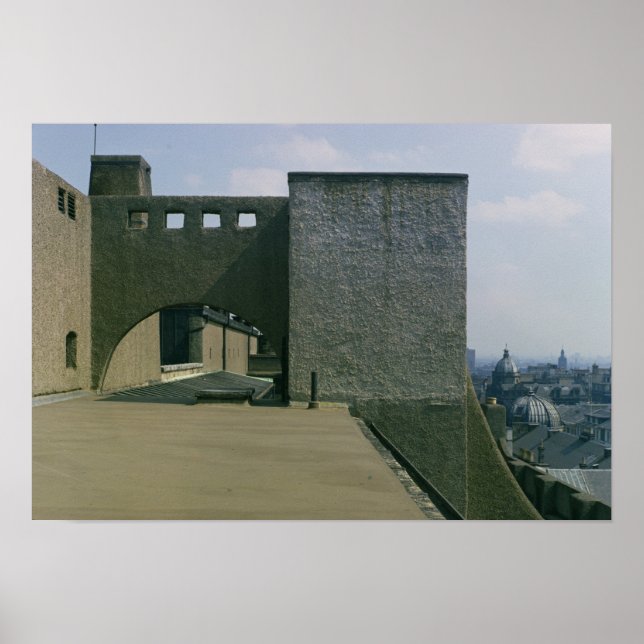 Poster Vue d'un arc de toit de l'ouest, construit 1897-99 (Devant)