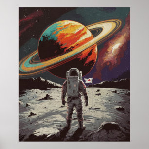 Poster Vue d'une autre planète