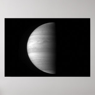 Poster Vue en gros plan de la planète Jupiter