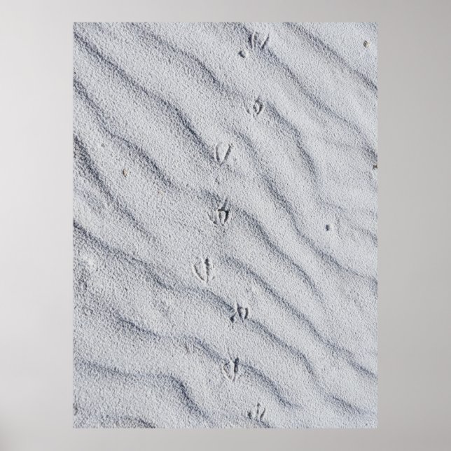 Poster Vue en haut des dunes de sable (Devant)