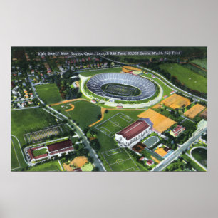 Poster Vue est de parc de roche de la roseraie de Pardee