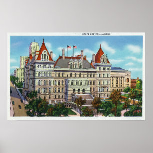 Poster Vue extérieure de capitol d'état