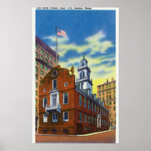 Poster Vue extérieure de l'ancienne Maison d'Etat