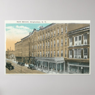 Poster Vue extérieure de l'hôtel Bennett