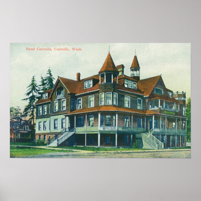 Poster Vue extérieure de l'hôtel Centralia (Devant)