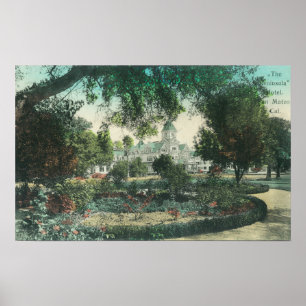 Poster Vue extérieure de l'hôtel de péninsule