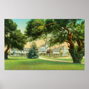 Poster Vue extérieure de l'Hôtel del Monte