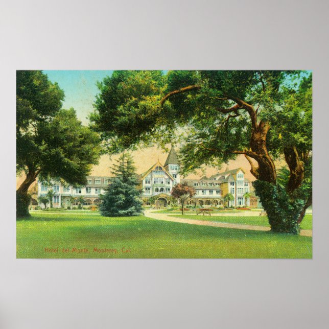 Poster Vue extérieure de l'Hôtel del Monte (Devant)