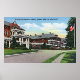 Poster Vue extérieure de sanatorium de Raybrook