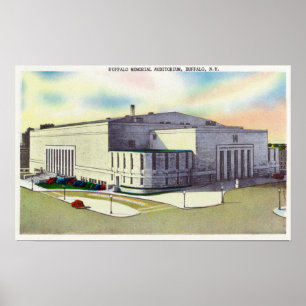 Poster Vue extérieure du mémorial de Buffalo