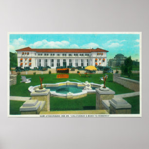 Poster Vue extérieure du nouveau Atascadero Inn Bungalow