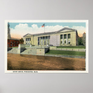 Poster Vue extérieure du palais de justice