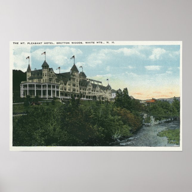 Poster Vue extérieure sur le Mont Pleasant Hôtel # 2 (Devant)
