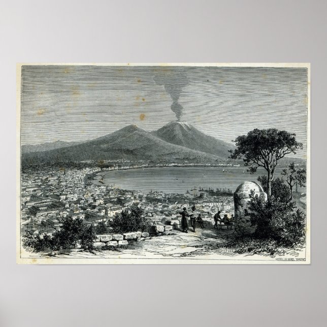 Poster Vue générale de Naples (Devant)