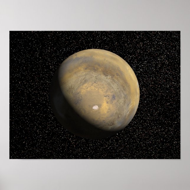 Poster Vue globale de Mars (Devant)