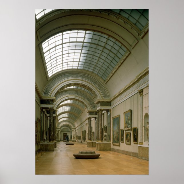Poster Vue intérieure sur la Grande Galerie (Devant)