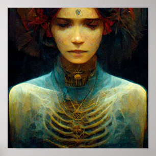 Poster Vue interne Imaginaire Sci-Fi