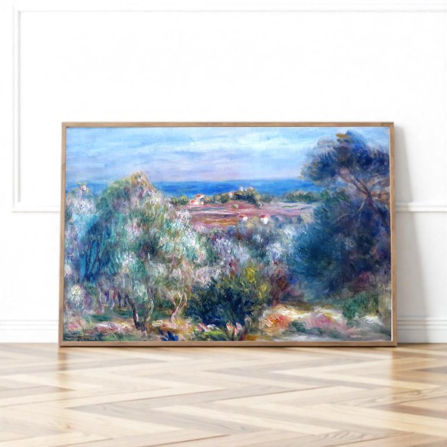 Poster Vue mer par August Renoir (Créateur téléchargé)