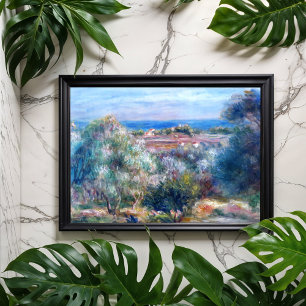 Poster Vue mer par August Renoir