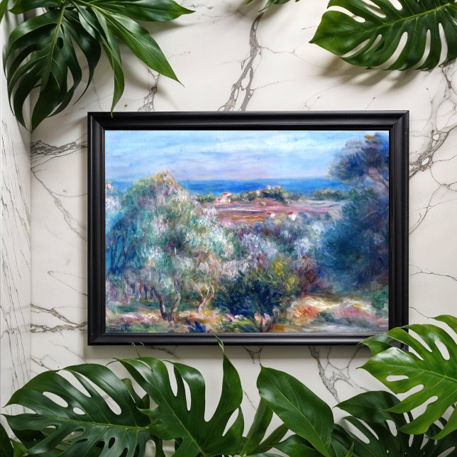 Poster Vue mer par August Renoir (Créateur téléchargé)