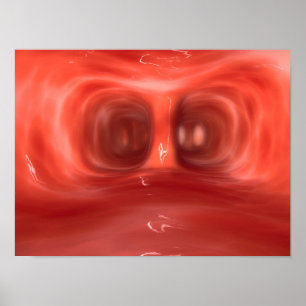 Poster Vue Microscopique Dans Les Poumons Humains