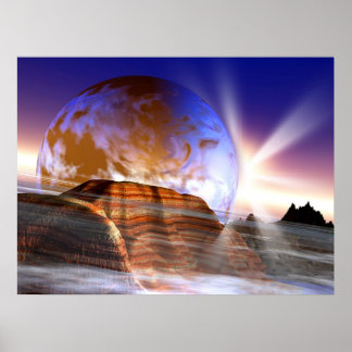 Poster Vue mondiale