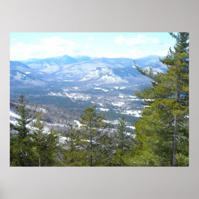 Poster Vue montagne (Devant)