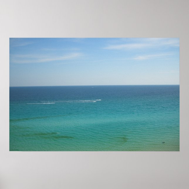 Poster Vue océan (Devant)