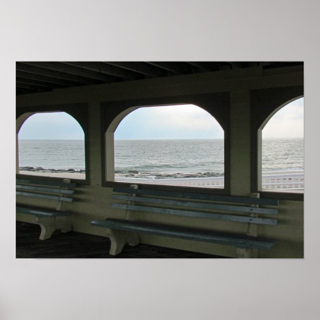 Poster Vue océan (Devant)