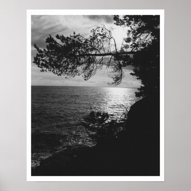 Poster Vue océan (Devant)