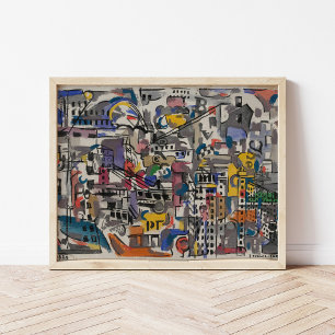 Poster Vue Oiseau de NYC   Joaquín Torres-García