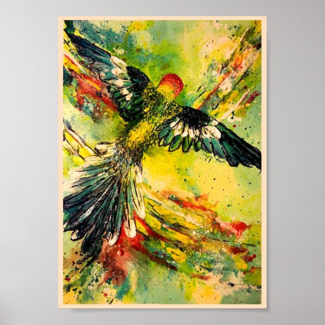 Poster Vue Oiseaux (Devant)