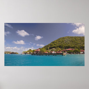 Poster Vue panoramique du Bitter End Yacht Club Vierge