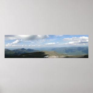 Poster Vue panoramique Haut du mont Washington New Hampsh