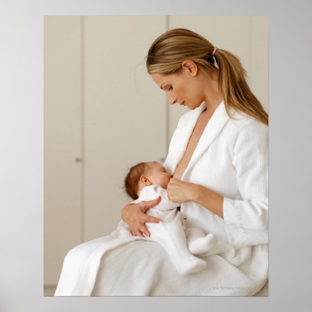 Poster vue rapprochée d'un bébé (6-12 mois) (Devant)
