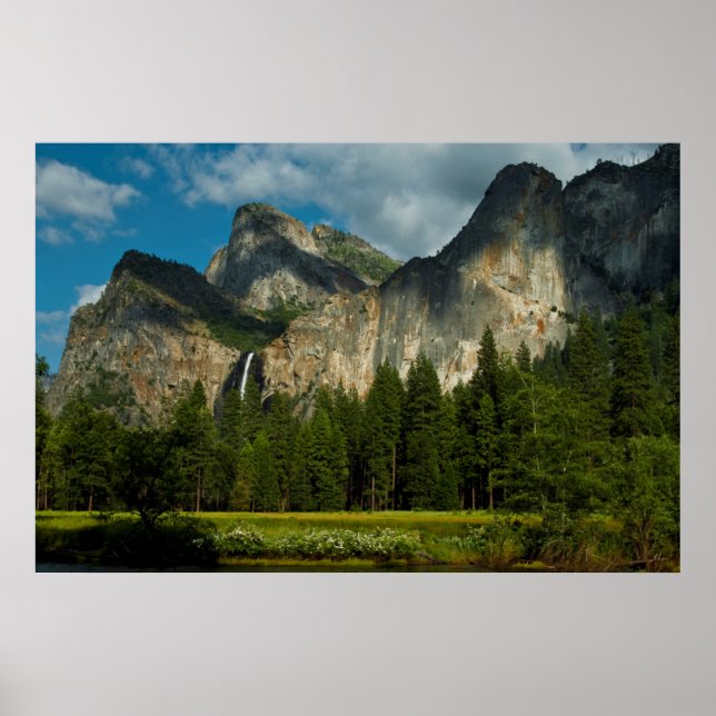 Poster Vue Spectaculaire De La Vallée De Yosemite Depuis  (Devant)