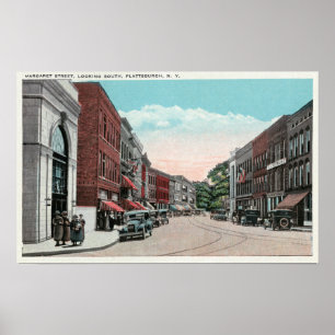 Poster Vue sud de Margaret Street