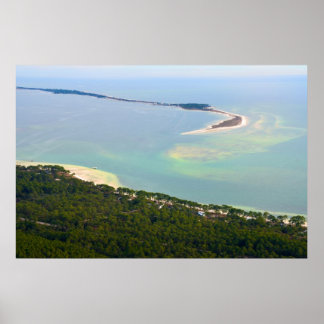 Poster Vue sur Alligator Point, Floride