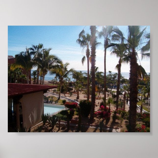 Poster Vue sur la chambre de l'hôtel Cabo (Devant)